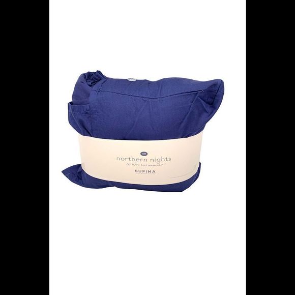 Northern Nights Ultimate 500TC Supima Sheet Set Nautica Navy - Picture 2 of 2